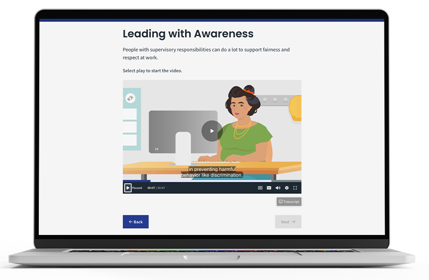 Preventing Harassment and Discrimination in the Workplace | For Supervisors